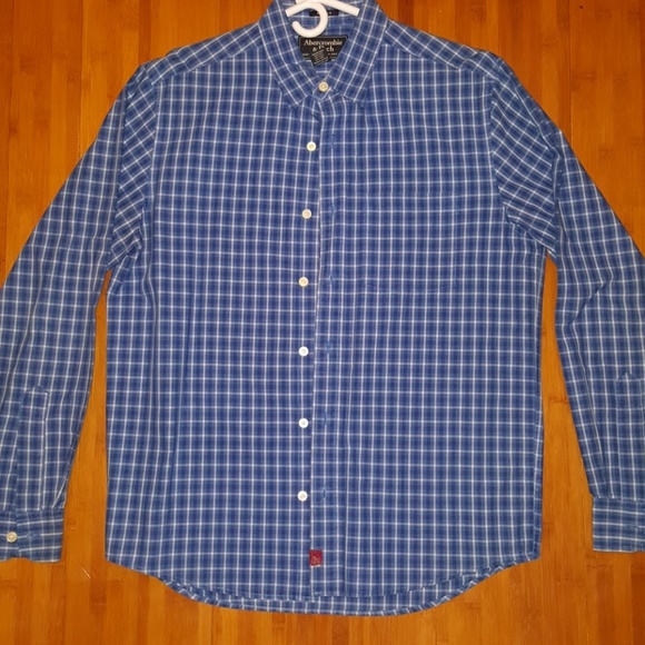2 Abercrombie button downs LIKE NEW - Picture 2 of 4